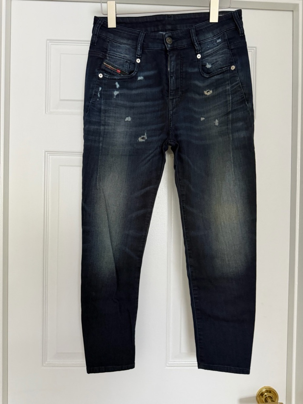 Diesel Slim  Jeans in Faded Black Blue